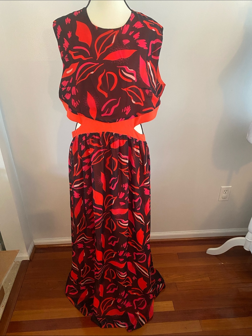 By Egreis maxi dress with side cut outs size XL